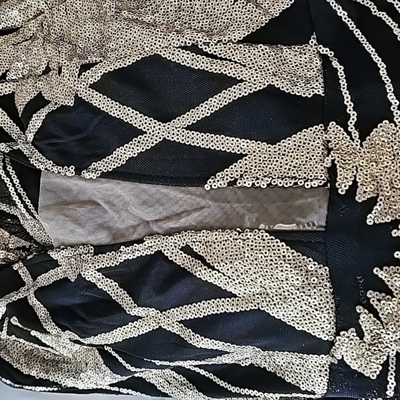 Multicolor Floral All Over Print, Cami, Sequined Formal Maxi Gown - Picture 14 of 16